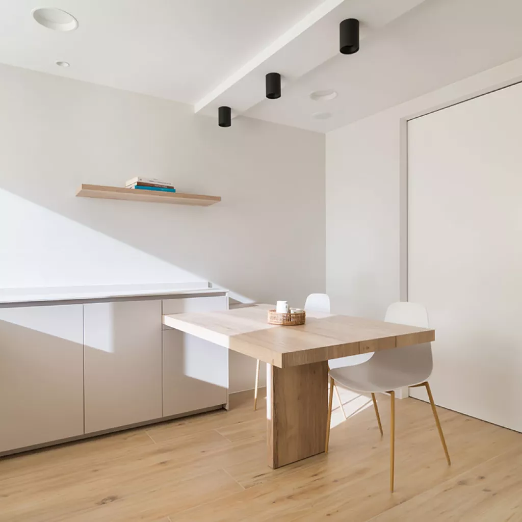 Cocina Santos Cashmere con Mesado