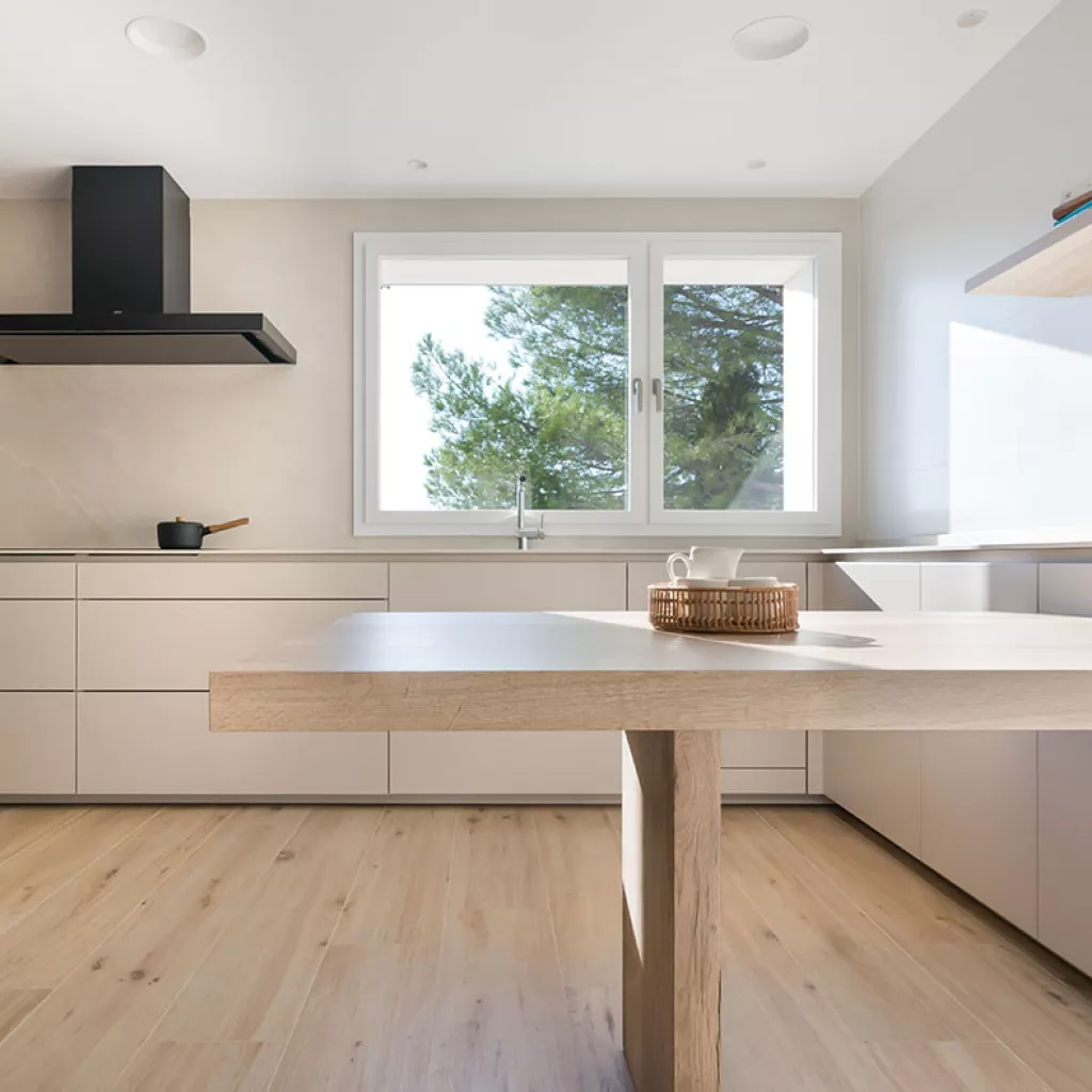 Cocina Santos Cashmere con Mesado