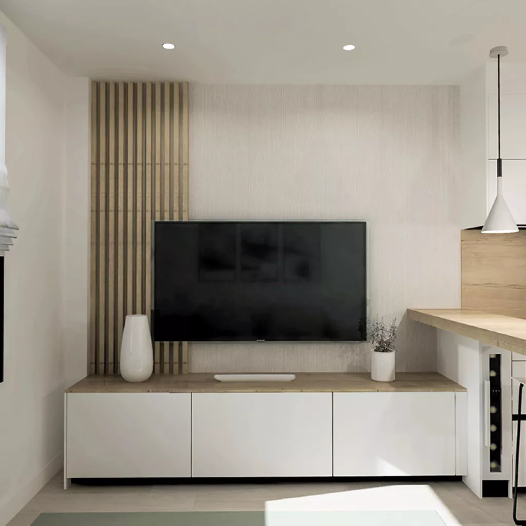 Cocina Santos abierta al salón