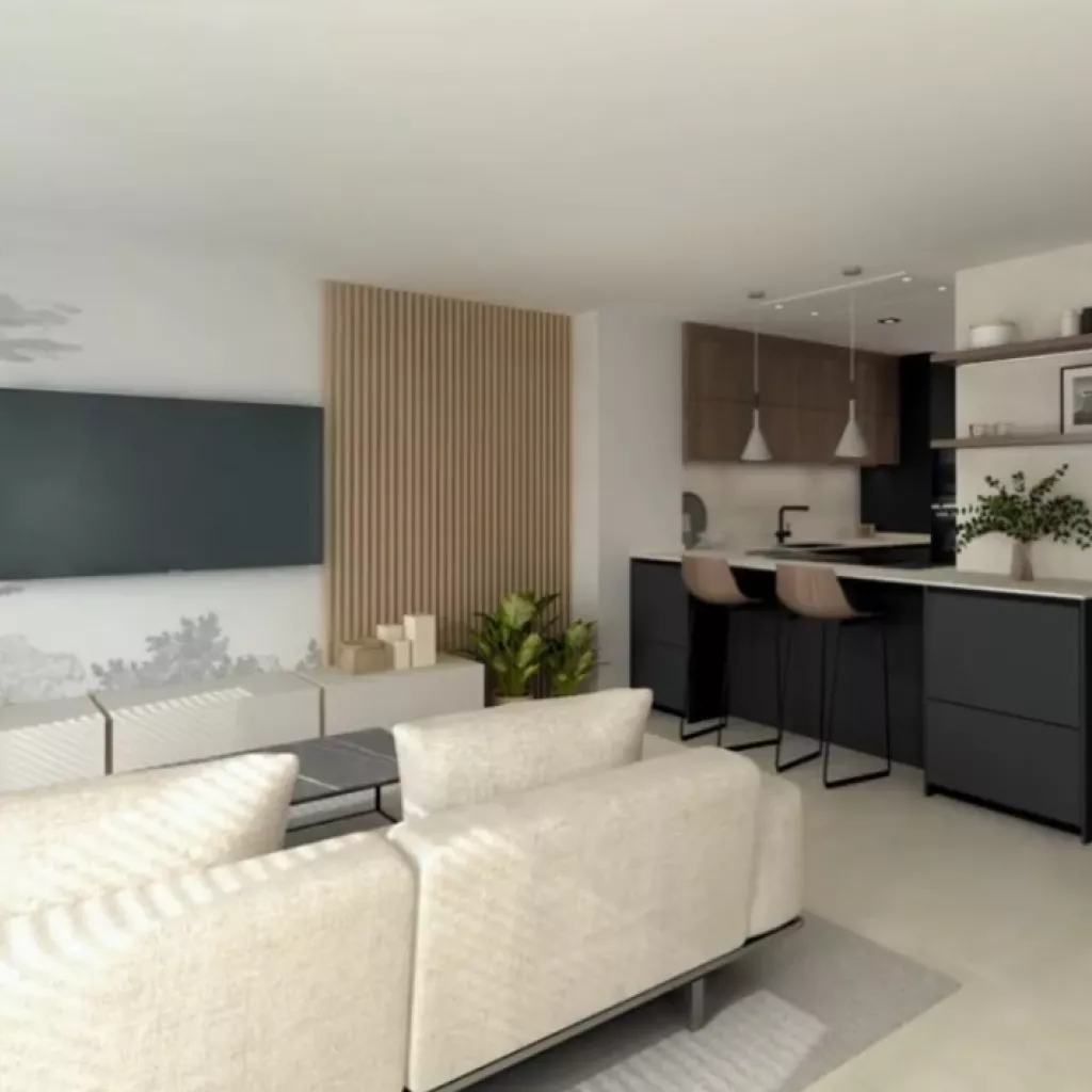 Cocina Santos Abierta al salón en L