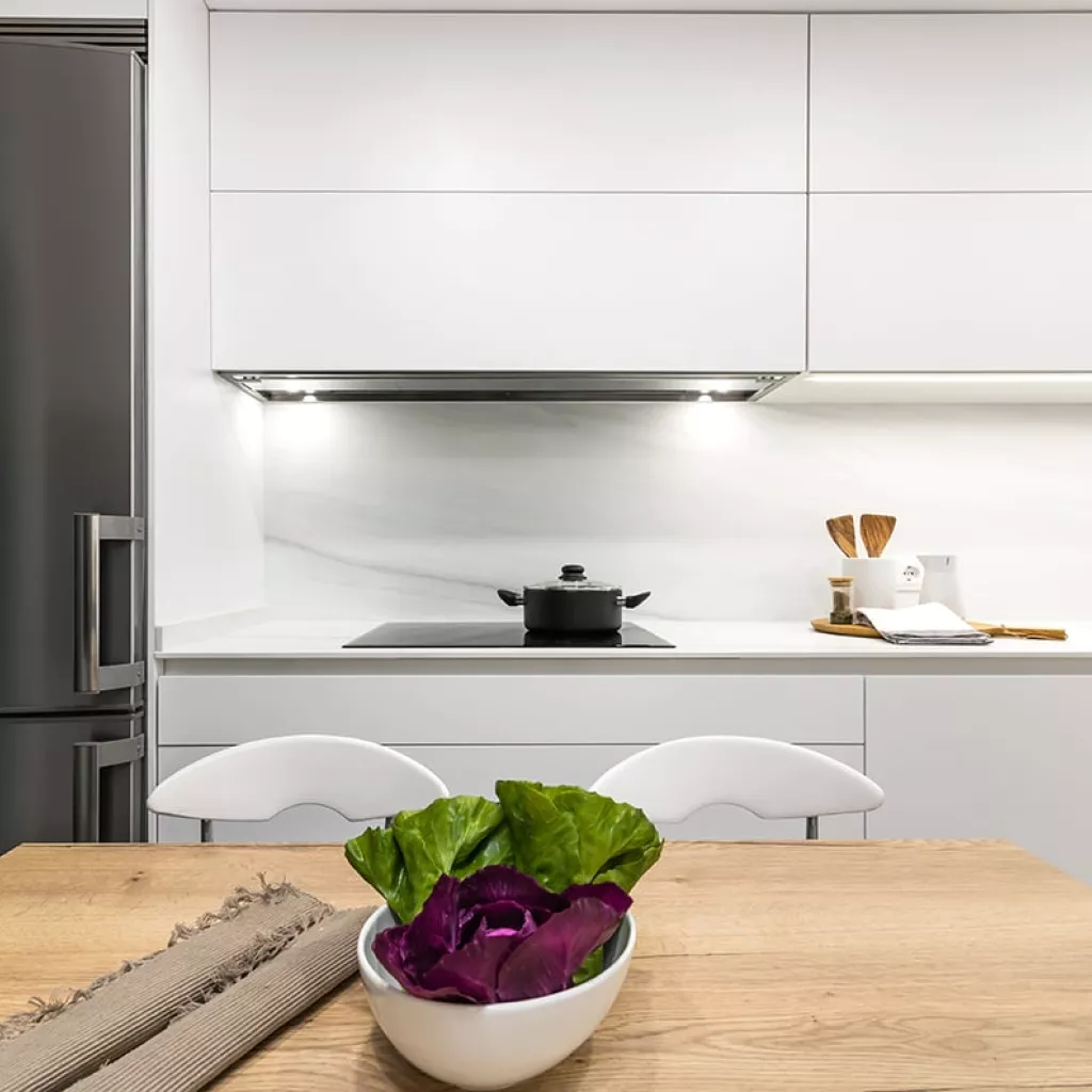 Mesa de Cocinas Santos acabado roble rústico sincro