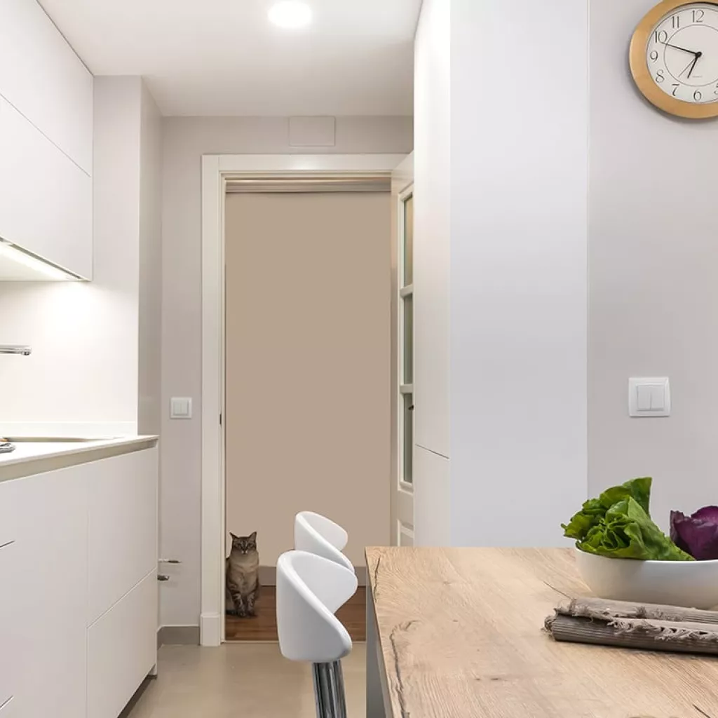 Cocina Moderna en Paralelo, Color Blanca de Santos