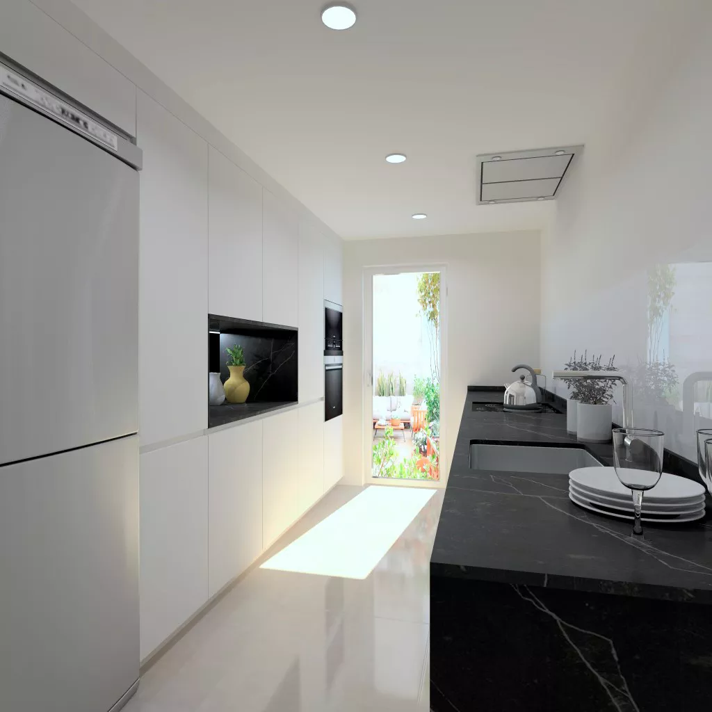 Reforma de Cocina en Pozuelo de Alarcón con Encimera Neolith