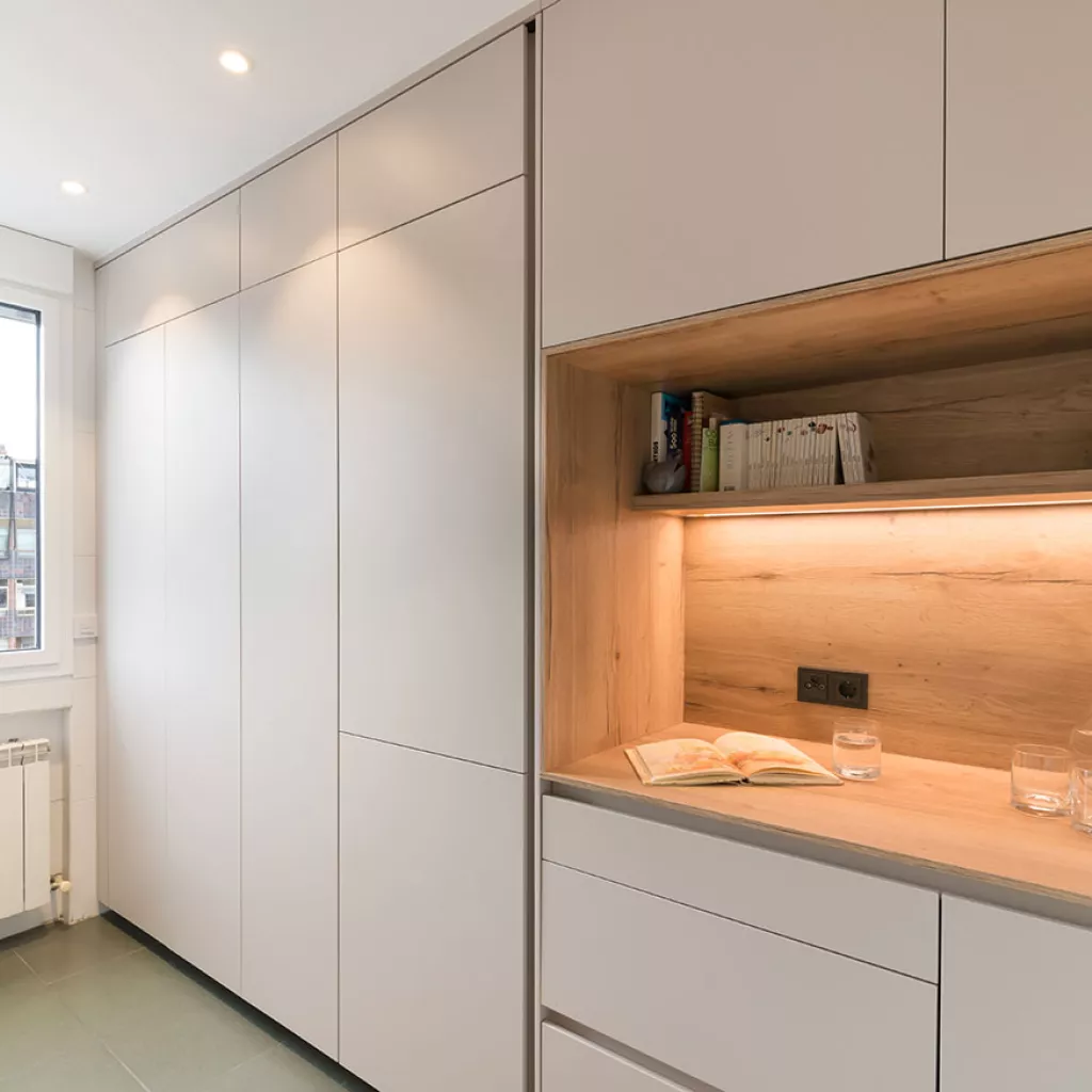 Cocina Santos Cashmere con hornacina