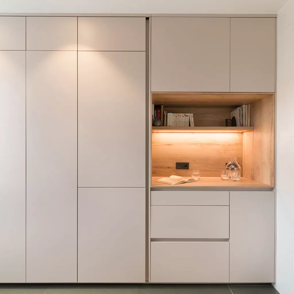 Cocina Santos Cashmere con hornacina