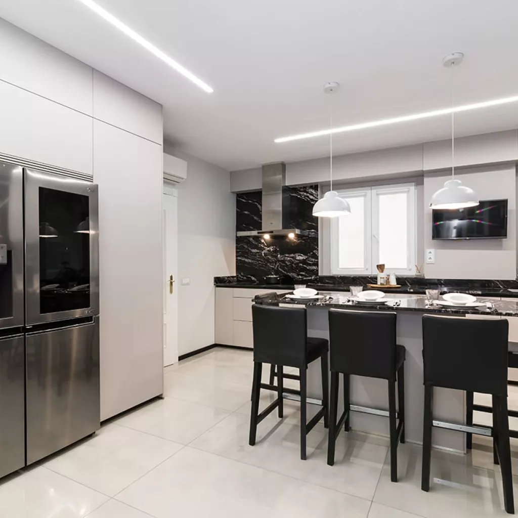 Cocina Santos en U con isla