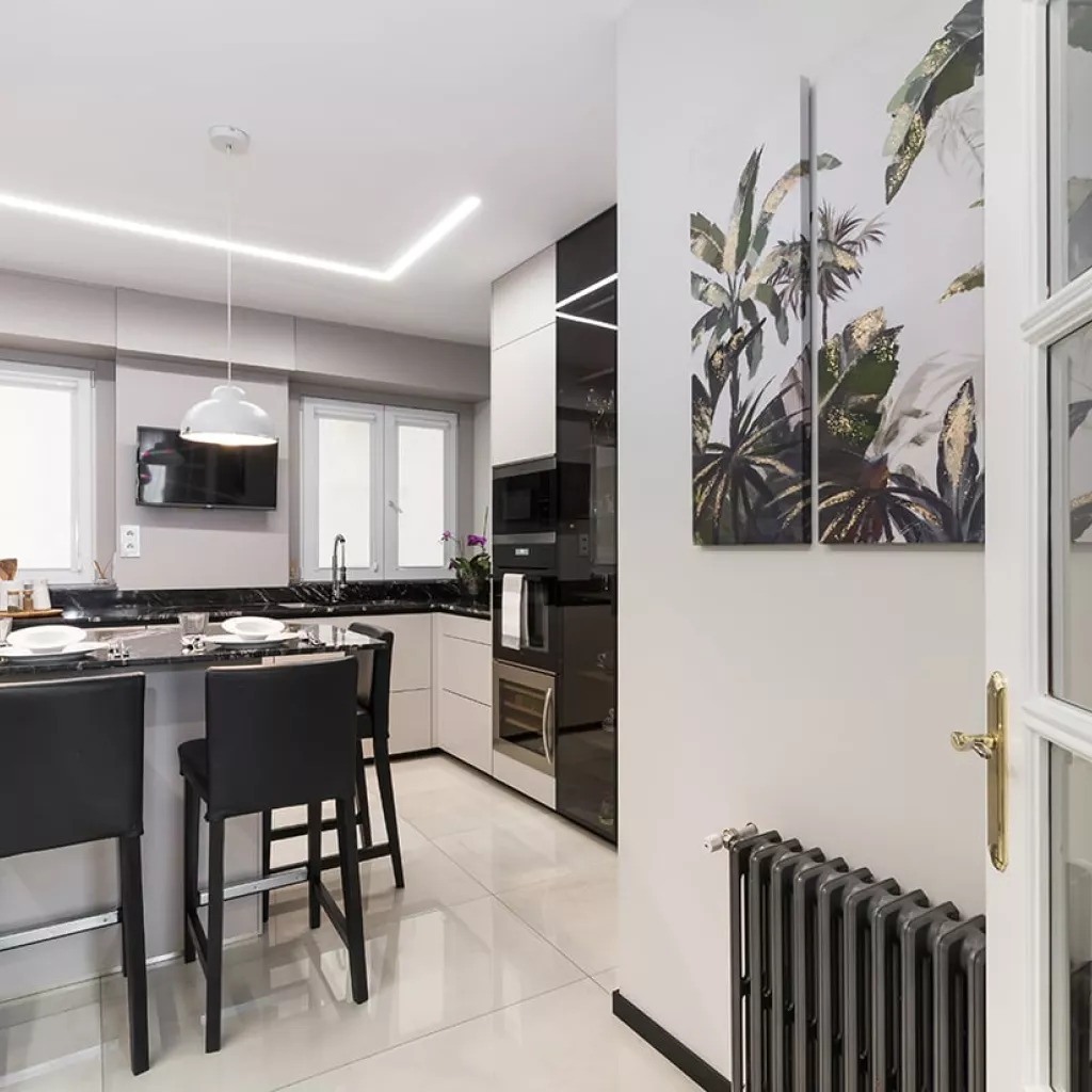 Cocina Santos en U con isla