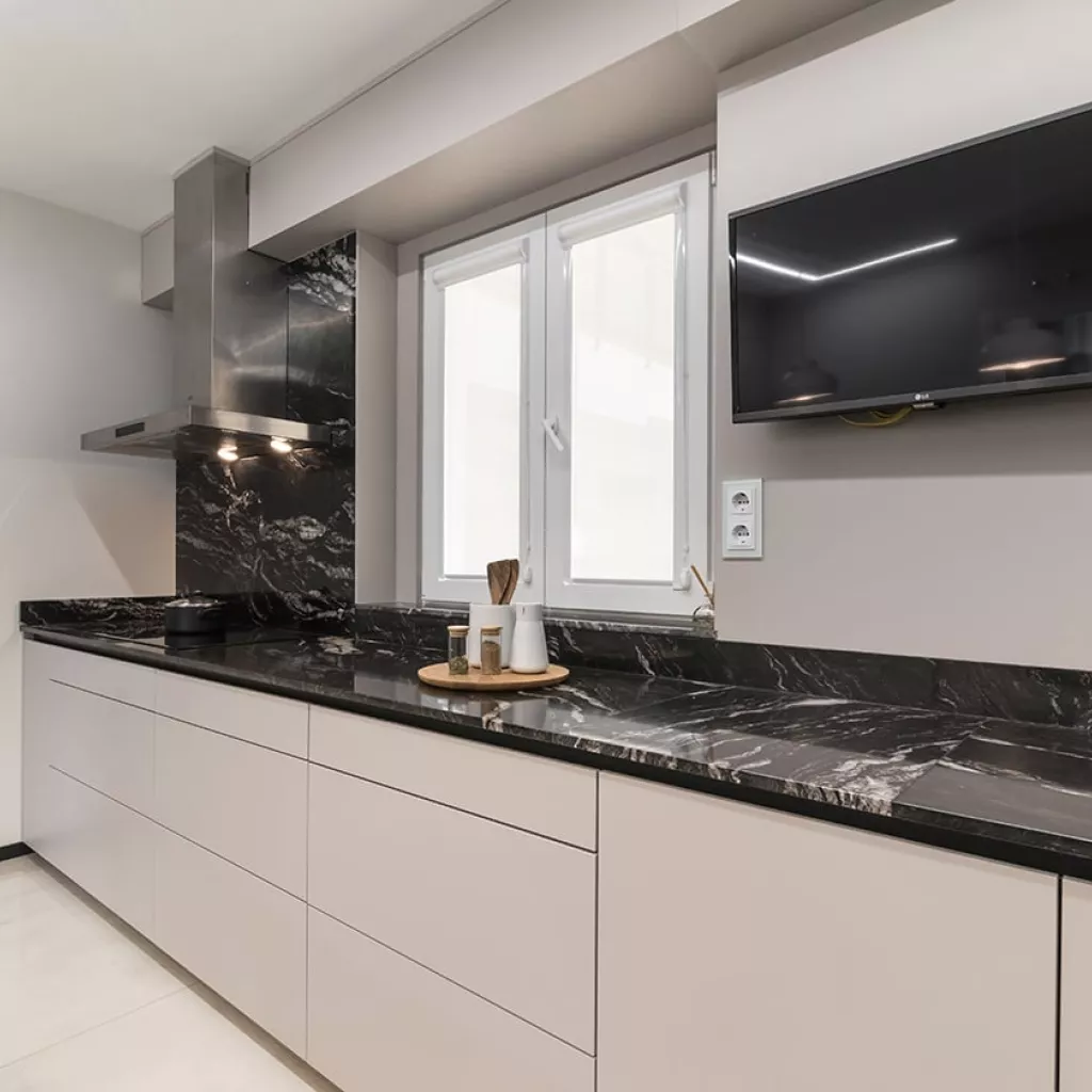 Cocina Santos en U con isla