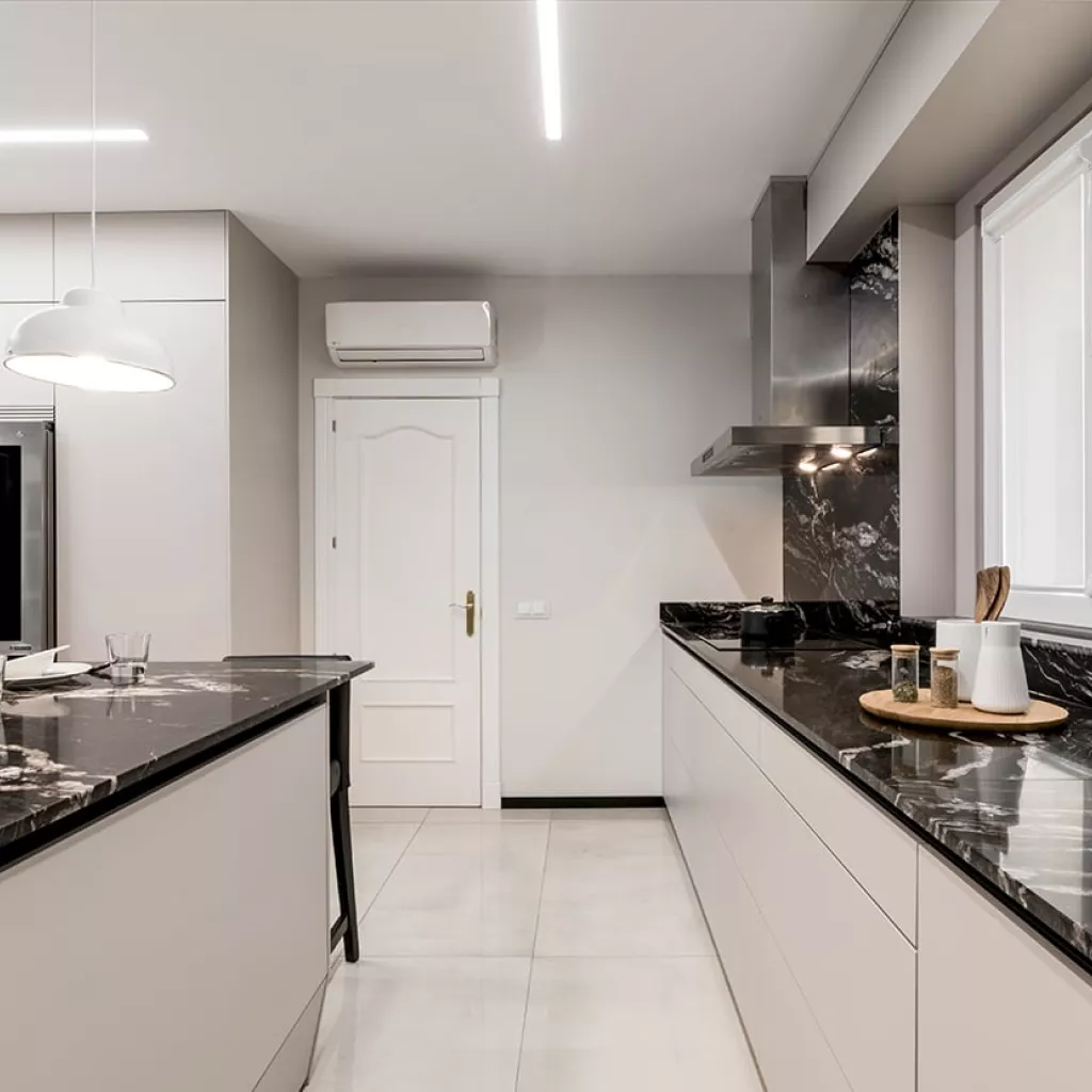 Cocina Santos en U con isla