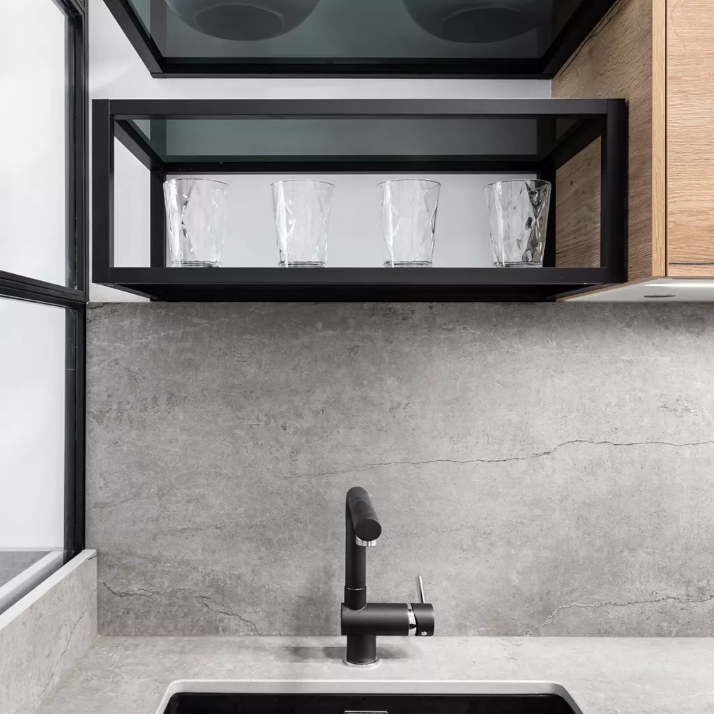 Cocina Moderna Blanca Zona de Aguas