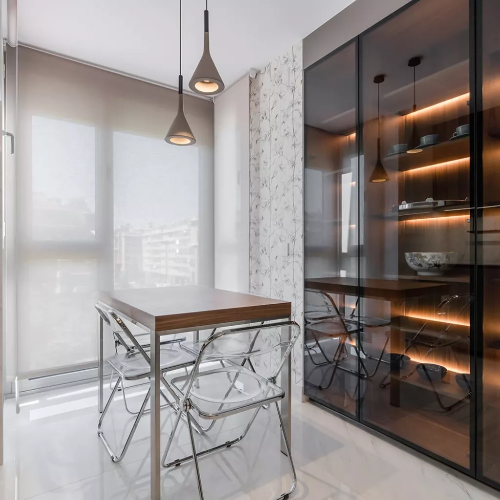 Cocina Santos Gris Visón en Paralelo