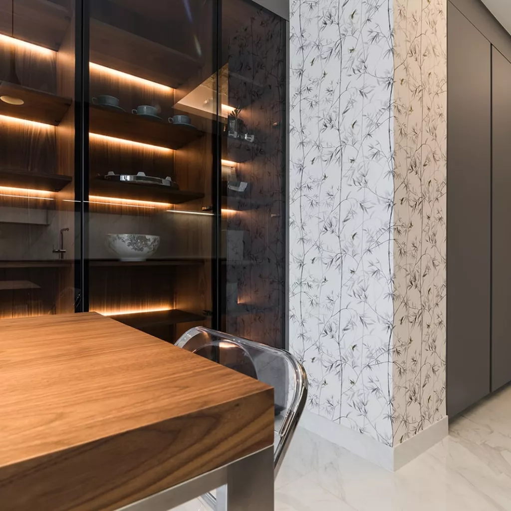 Cocina Santos Gris Visón en Paralelo