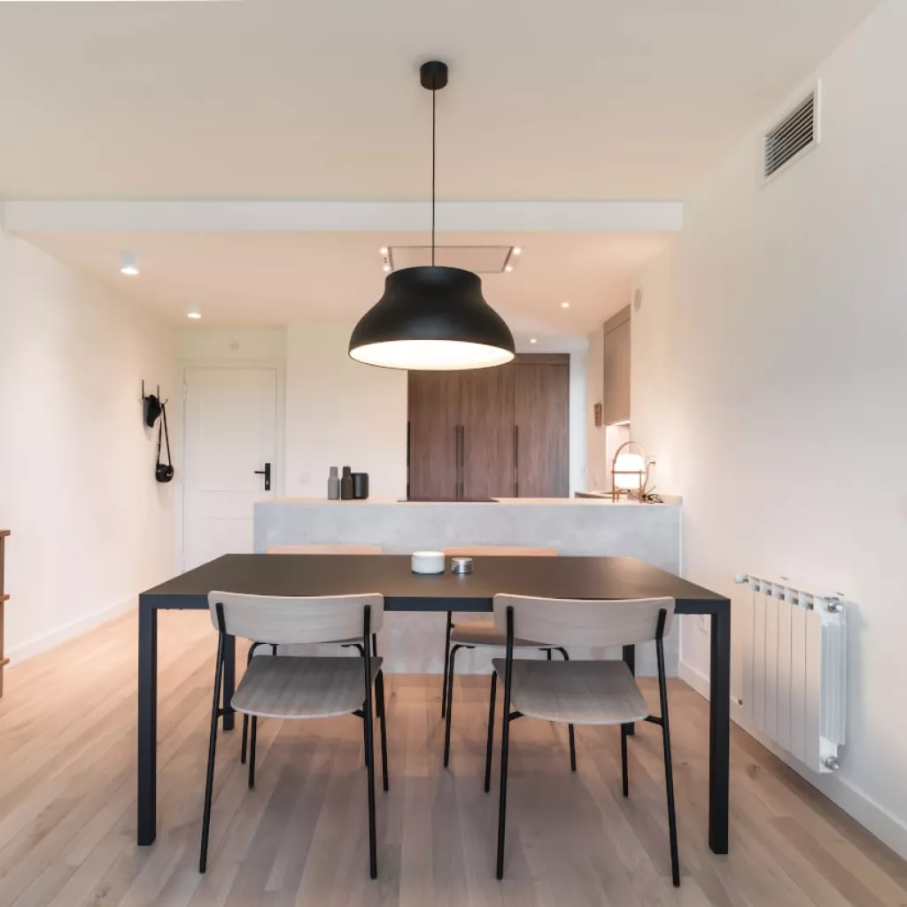 Cocina Santos abierta al salón