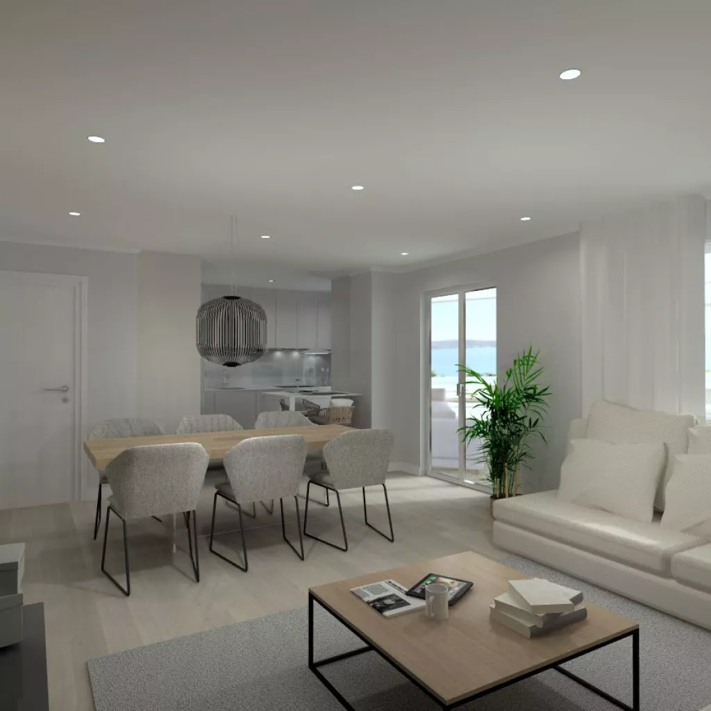 Cocina Santos abierta al salón