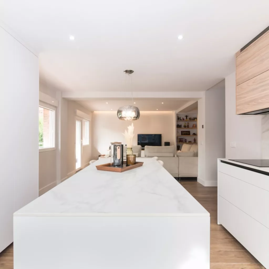 Cocina Santos abierta al salón