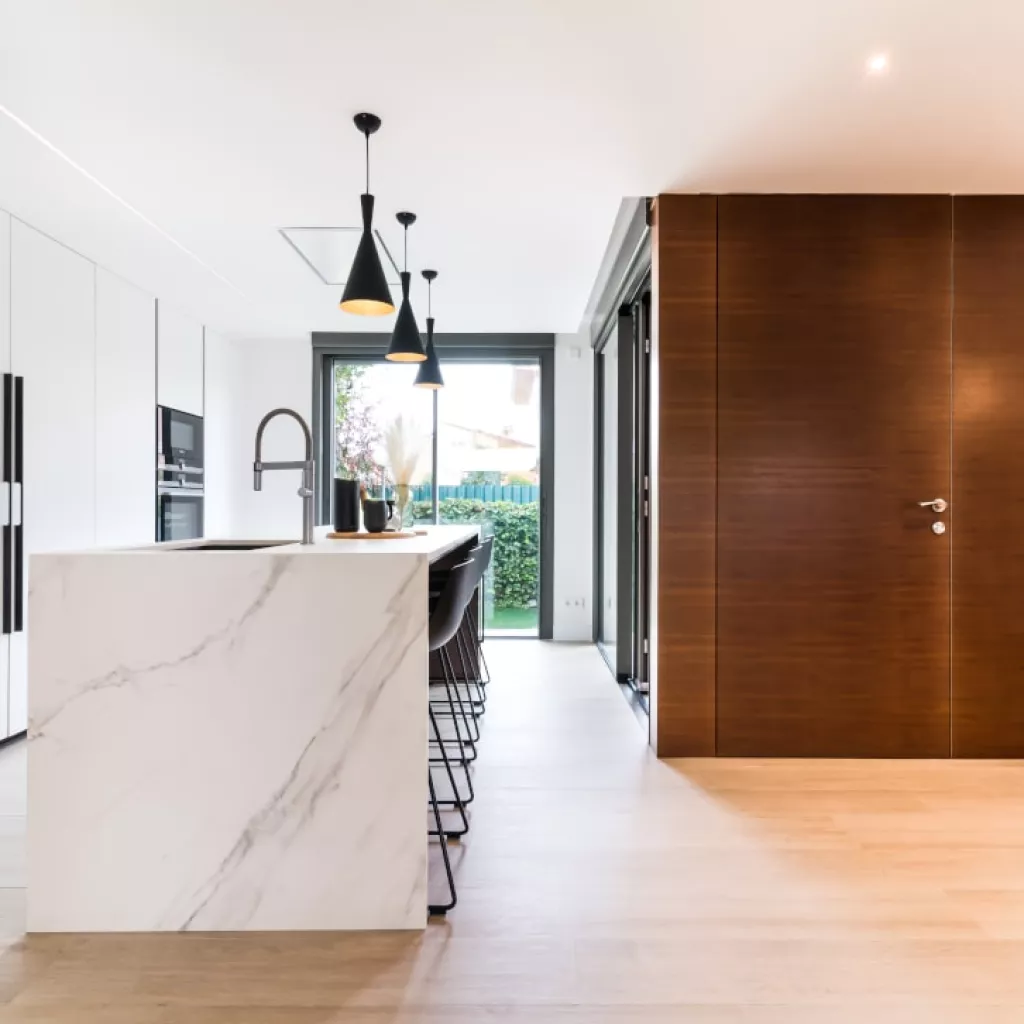 Cocina Santos abierta al salón