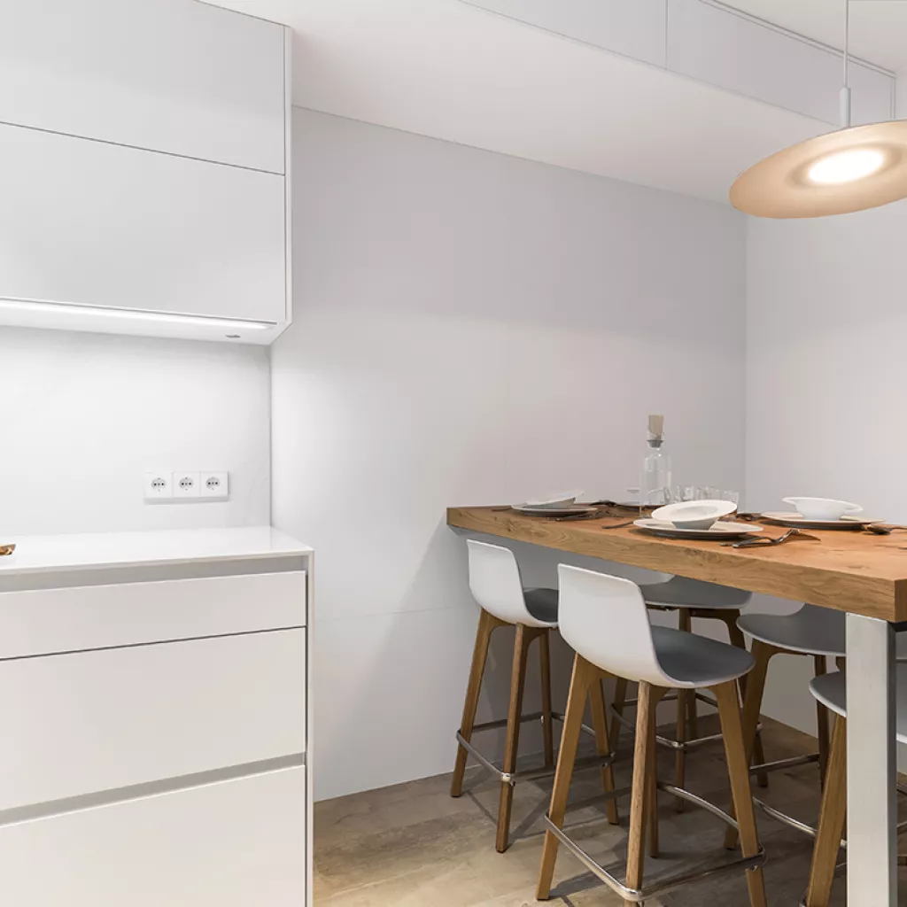 Cocina Blanca Moderna Santos