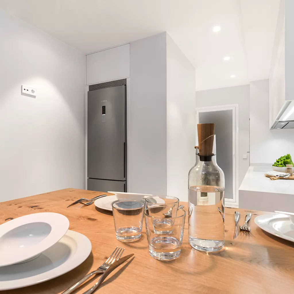 Mesado, Tablero marino roble acabado antic