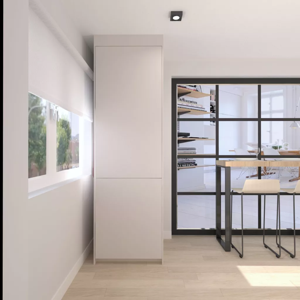 Cocina Santos blanca