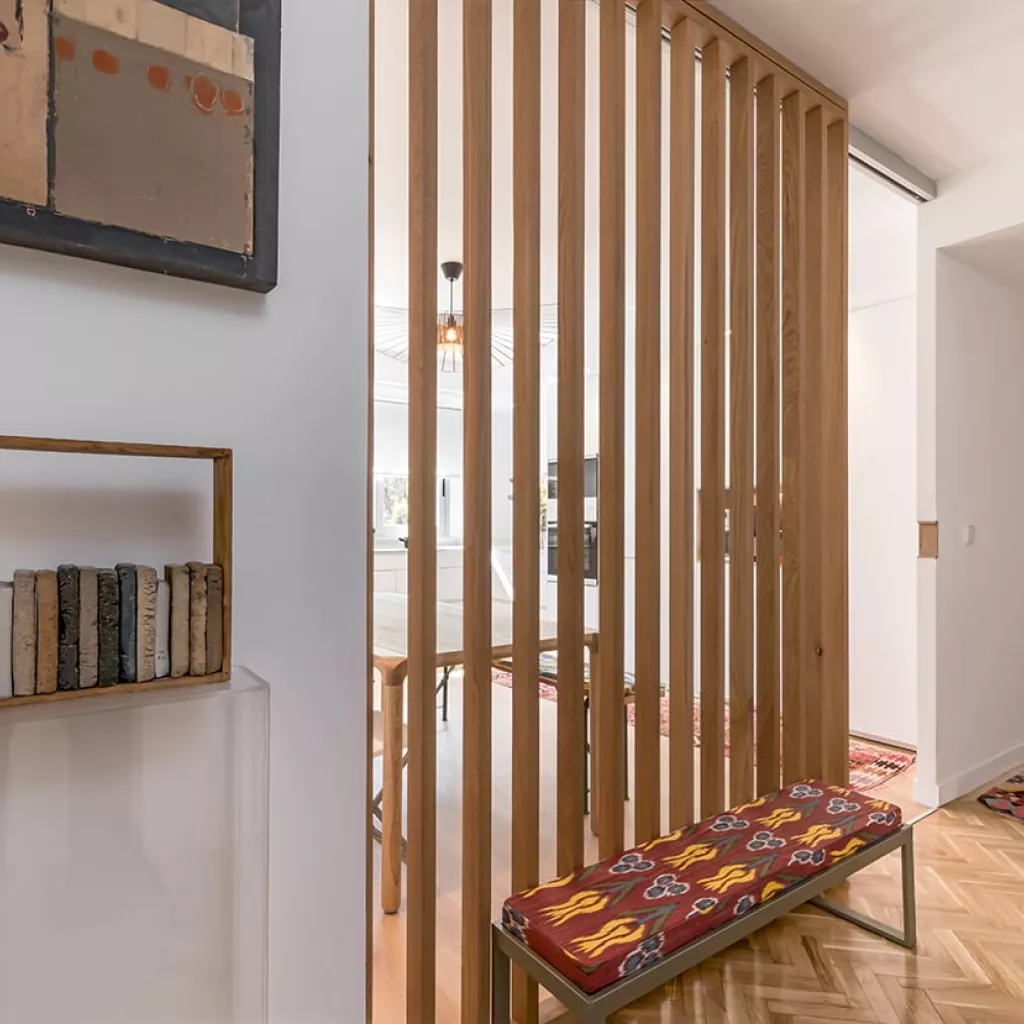 Cocina Santos blanca en L