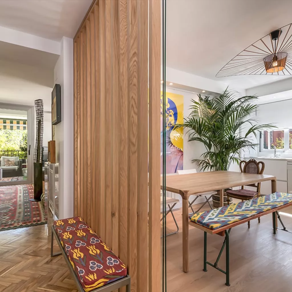 Cocina Santos blanca en L