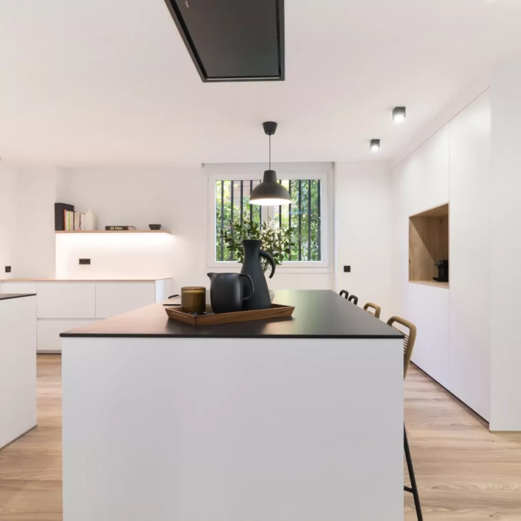 Cocina Santos blanca