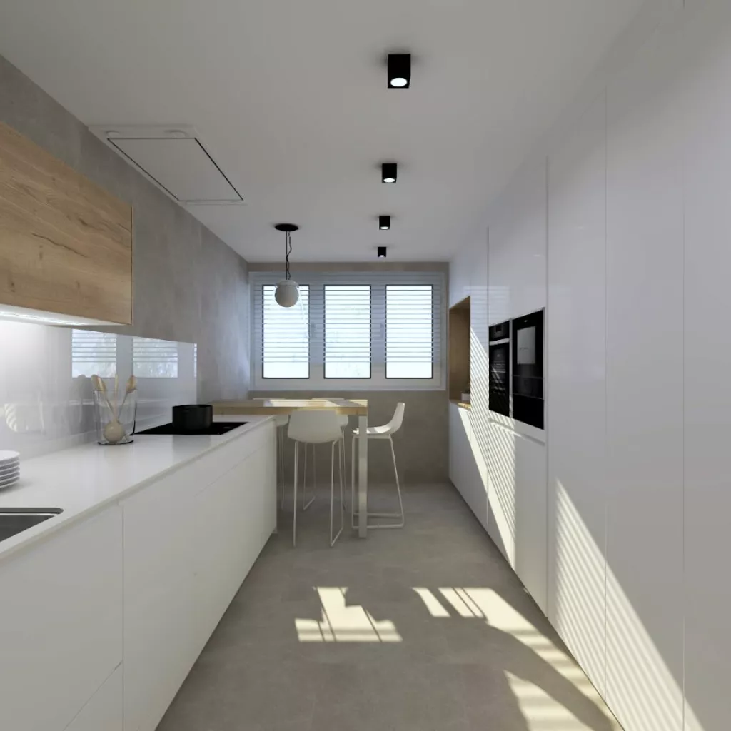 Cocina Santos cashmere y olmo claro en línea