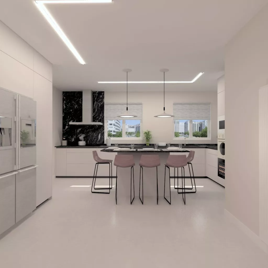 Cocina Santos con isla