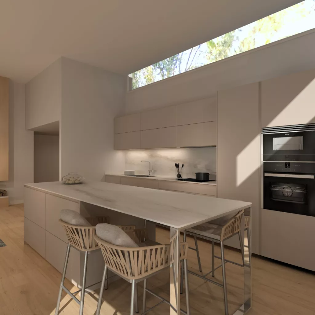 Cocina Santos con isla