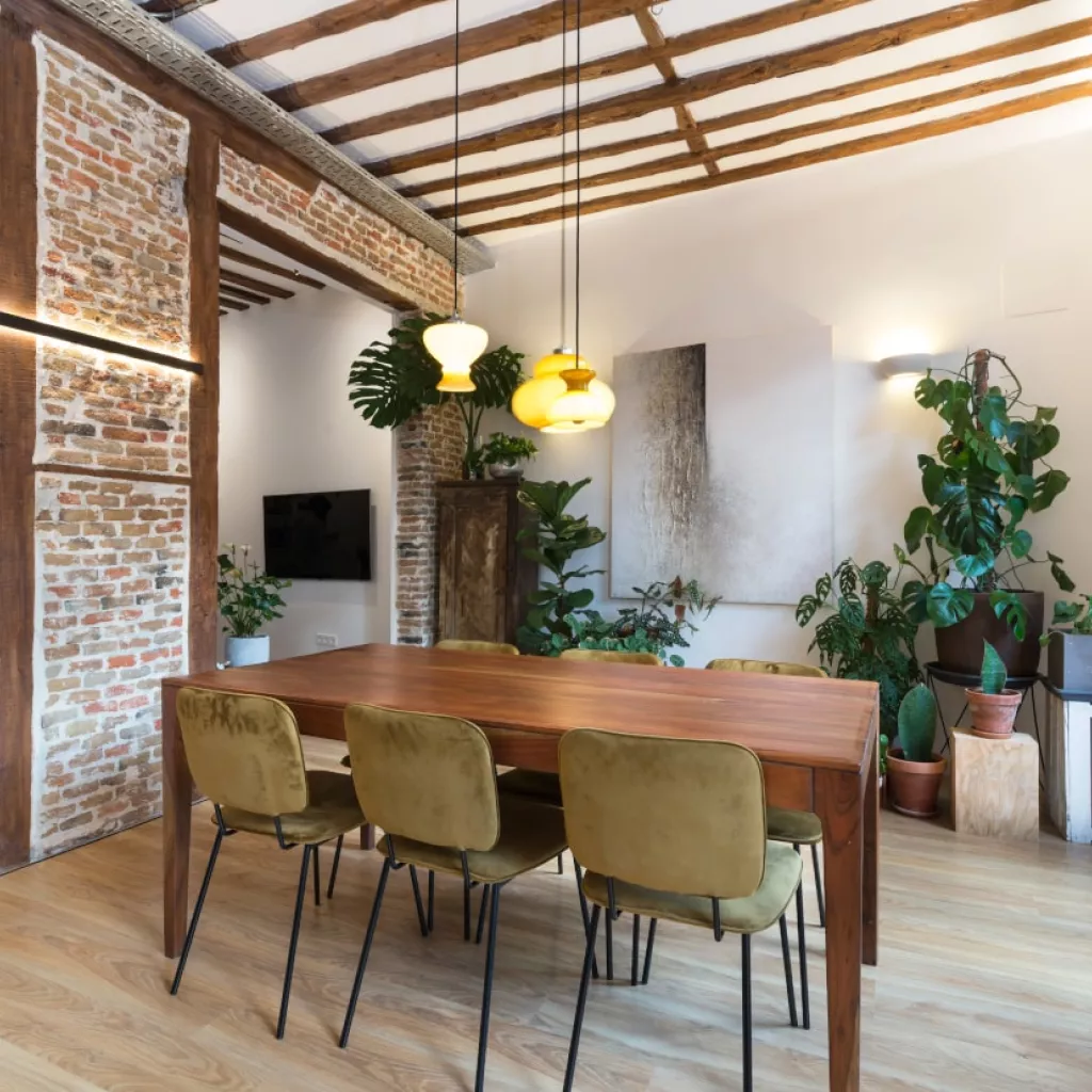 Cocina Santos gris abierta al salón