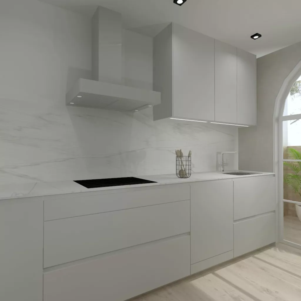 Cocina Santos gris bruma