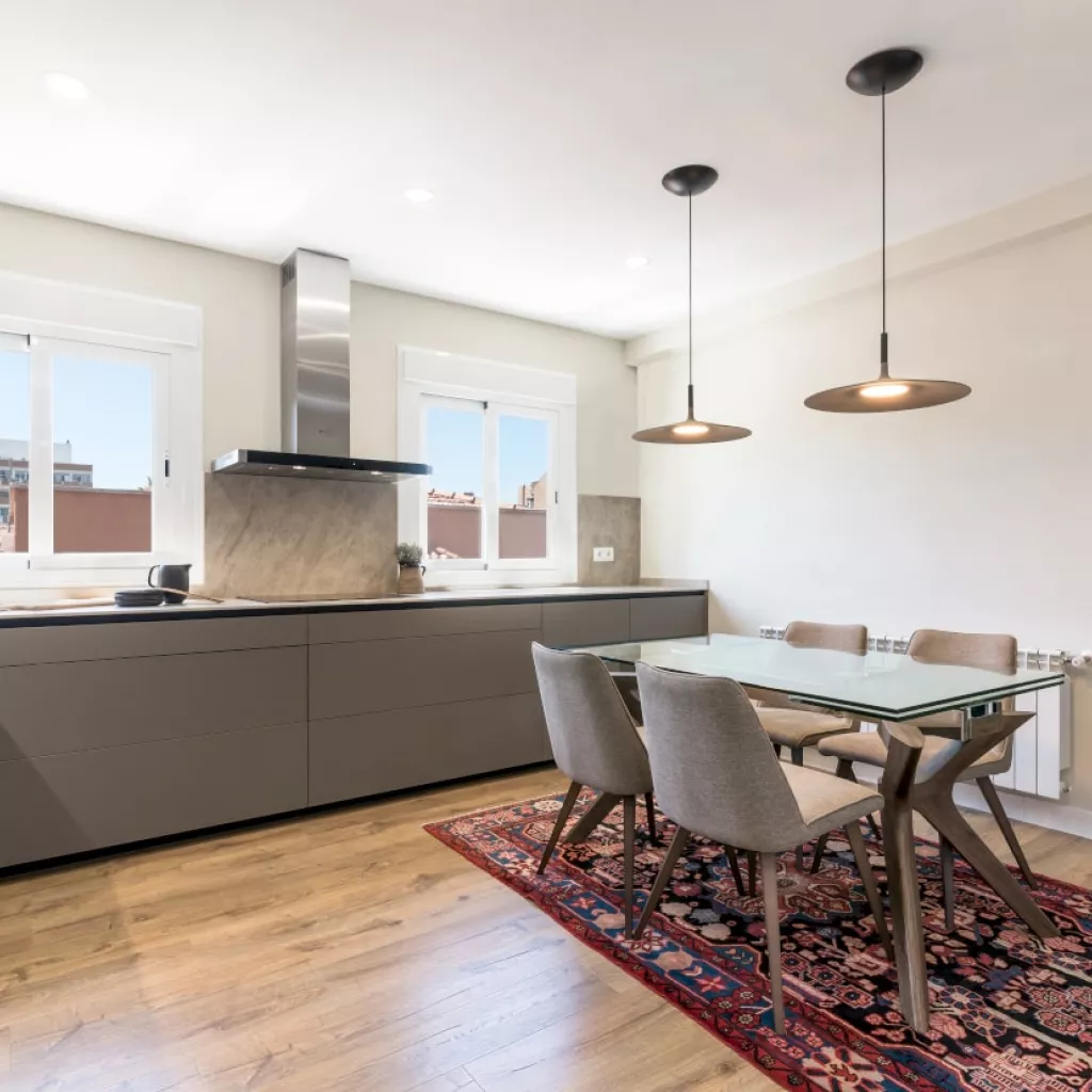 Cocina Santos Gris en L