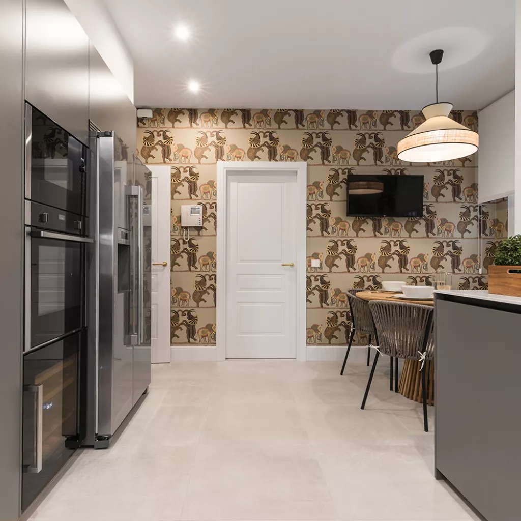 Cocina Moderna de Santos en color Gris Visón 