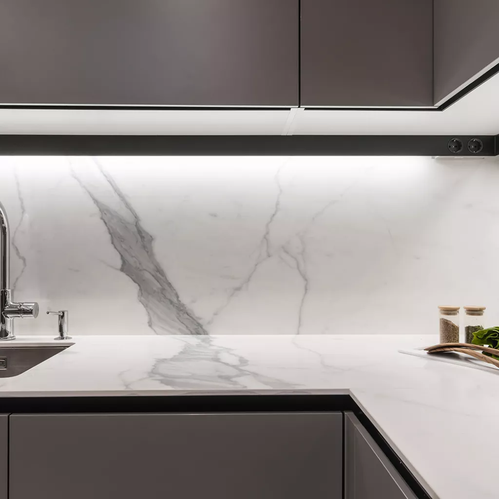 Cocina Moderna de Santos en color Gris Visón 