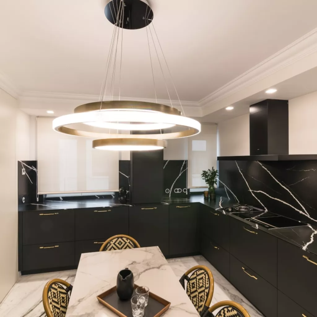 Cocina Santos negro marquina