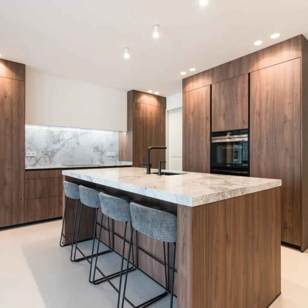 Cocina Santos nogal tierra