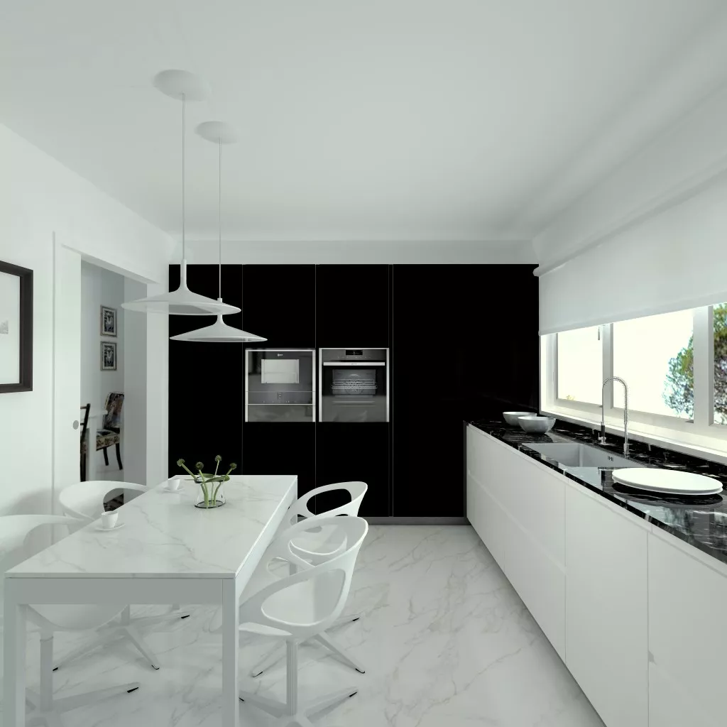Blanco y negro, una combinación elegante y luminosa