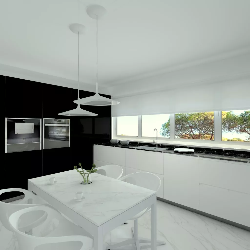 Blanco y negro, una combinación elegante y luminosa