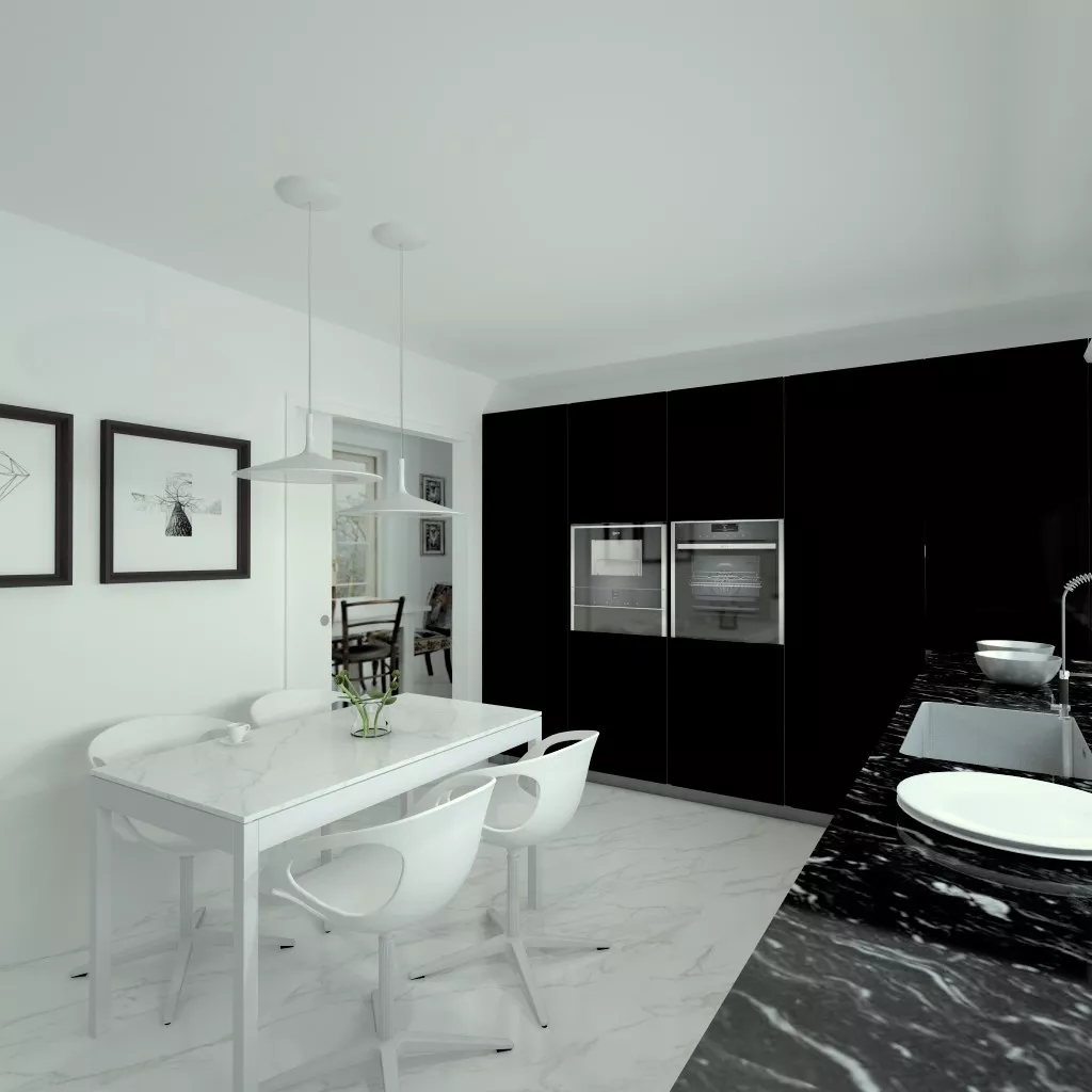 Blanco y negro, una combinación elegante y luminosa