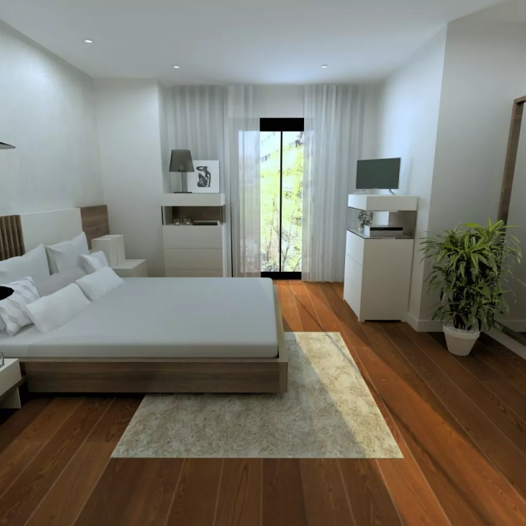 diseño dormitorio elegante