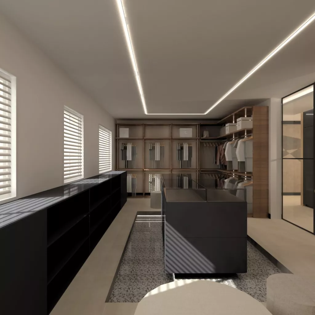 Dormitorio suite con baño y vestidor