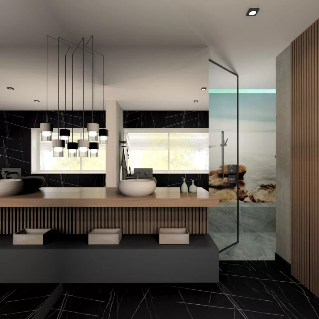 Dormitorio suite con baño y vestidor