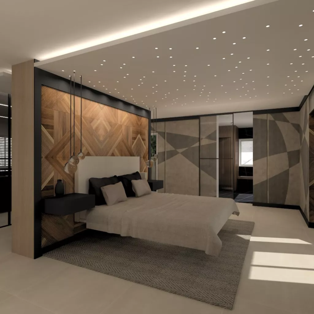 Dormitorio suite con baño y vestidor