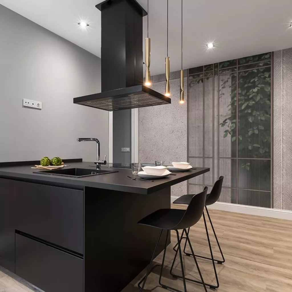 Cocina moderna de Santos Cocinas