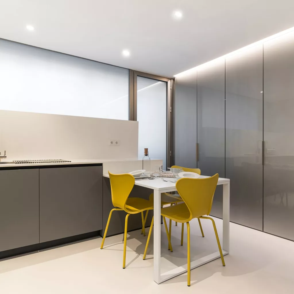 Cocina Santos Moderna Gris en L