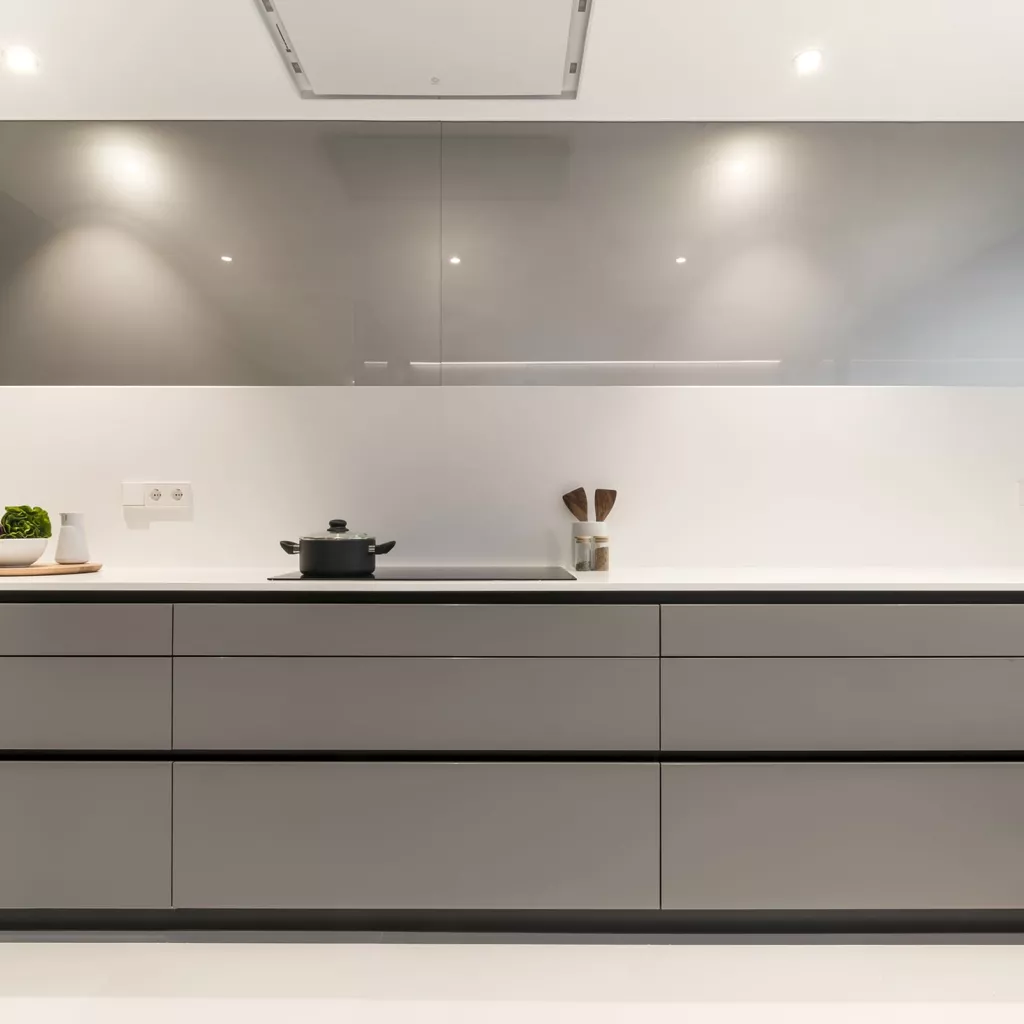 Cocina Santos Gris en L