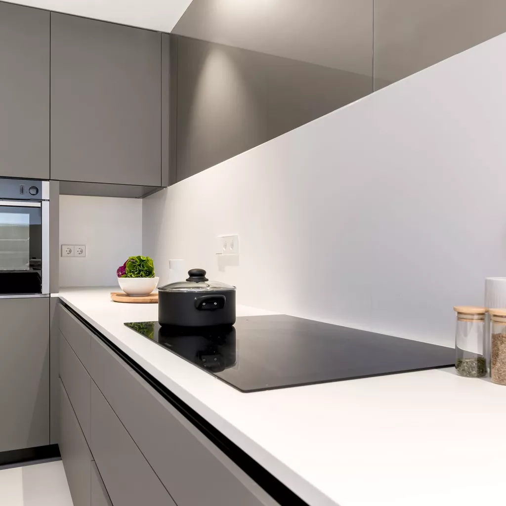 Cocina Santos Gris en L