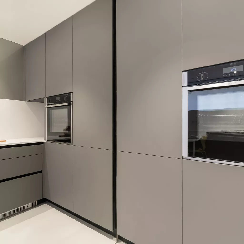 Cocina Santos Gris en L