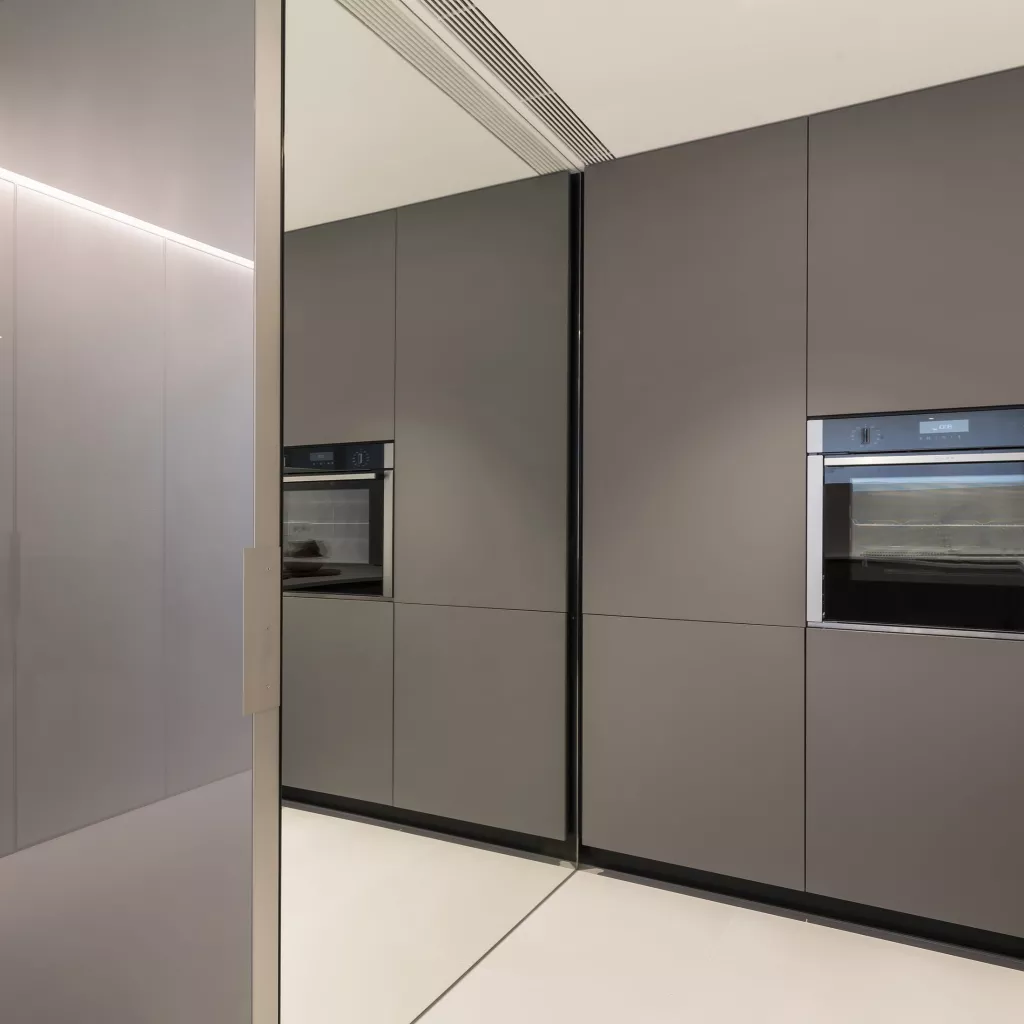 Cocina Santos Gris en L