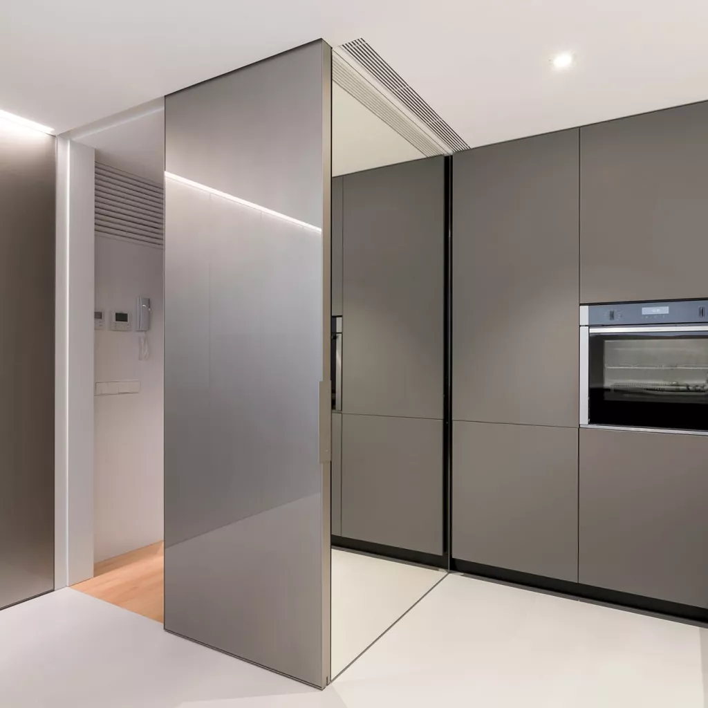 Cocina Santos Gris en L